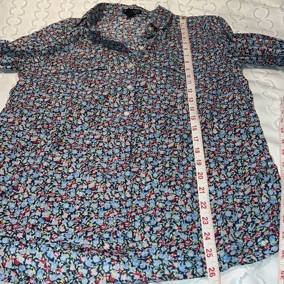 WOMENS Gap floral boyfriend button down xsmall - Picture 7 of 7